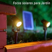 Conjunto LED solar jardín modelo SPIKE