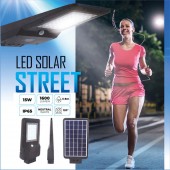 Luminaria solar LED 15W sensor movimiento y crepuscular - 2