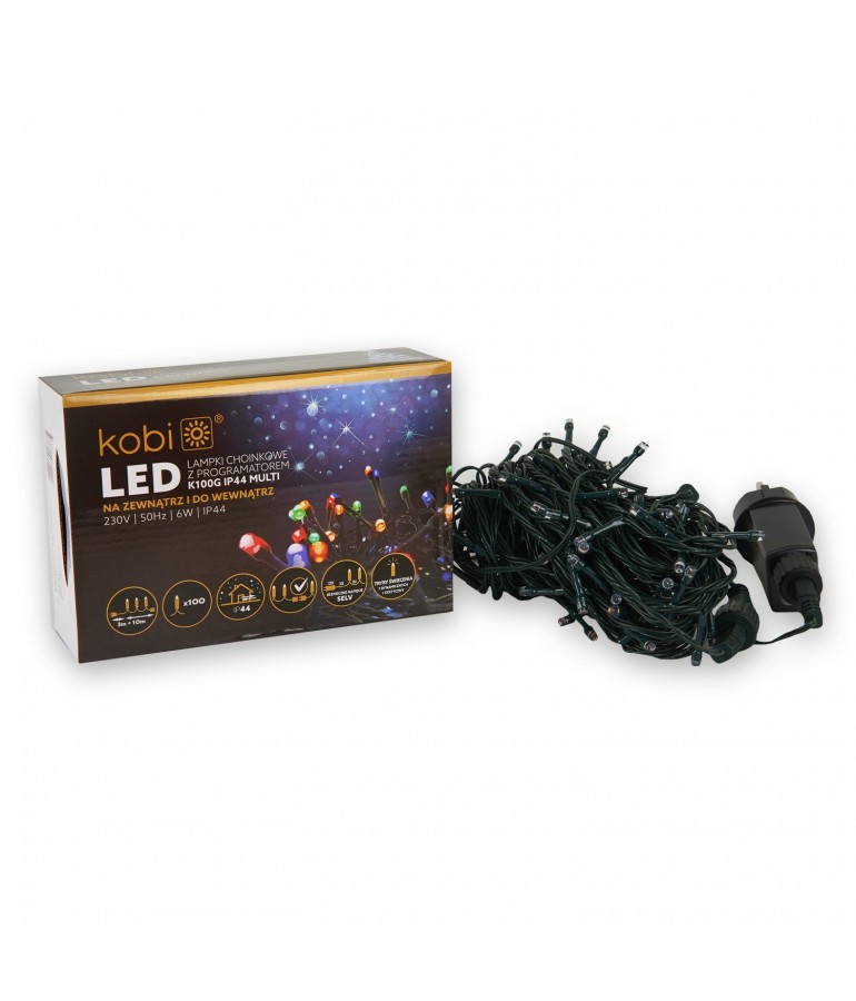 Guirnalda LED Multicolor EXTERIOR 100 LEDS INTERCONECTABLES