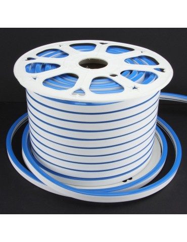 TIRA DE LED NEÓN AC230V 14,4W/m IP65 120°AZUL SMD3528impermeable