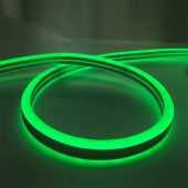 TIRA DE LED NEÓN Flex AC230V 14,4W/m IP65 120°VERDE SMD3528 impermeable