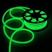 TIRA DE LED NEÓN AC230V 14,4W/m IP65 120°VERDE SMD3528impermeable