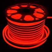 TIRA DE LED NEÓN AC230V 14,4W/m IP65 120°ROJO SMD3528 impermeable