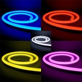 TIRA DE LED NEÓN AC230V 14,4W/m IP65 120°ROJO SMD3528 impermeable