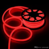 TIRA DE LED NEÓN AC230V 14,4W/m IP65 120°ROJO SMD3528 impermeable