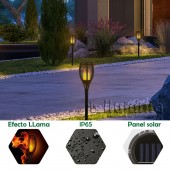 ANTORCHA SOLAR LED EFECTO FLAMA - 8
