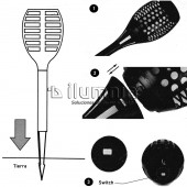 ANTORCHA SOLAR LED EFECTO FLAMA - 7