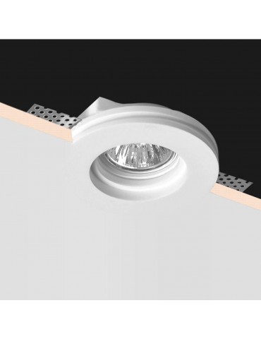 Aro de empotrar de yeso modelo Vista pintable