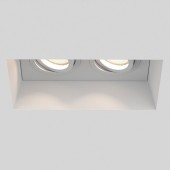 Aro rectangular empotrable de yeso modelo Torso iluminación led