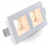 Aro rectangular empotrable de yeso modelo Torso fotografia