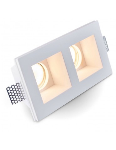 Aro rectangular empotrable de yeso modelo Torso fotografia