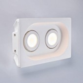 Aro empotrable techo Rectangular Doble Basculante Tutto Foto