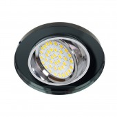 Aro redondo Cristal Negro basculante