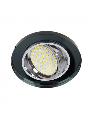 Aro redondo Cristal Negro basculante