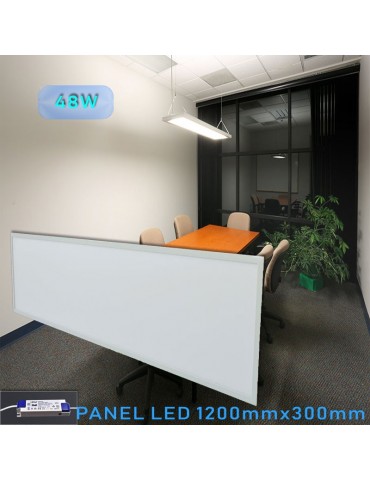 LED PANEL SLIM 48W 300x1200 mm