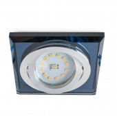 Aro empotrar basculante cristal negro