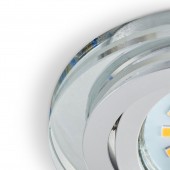 Aro redondo Cristal Transparente detalle