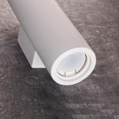 Aplique de pared yeso RIZZO Cilíndrico 2xGU10 detalle
