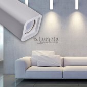 Aplique de pared yeso RICCO 2xGU10 iluminación salón
