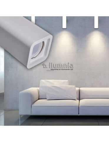Aplique de pared yeso RICCO 2xGU10 iluminación salón