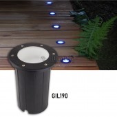 Foco Proyector E27 de suelo Circular Gil 190 empotrar foto