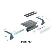Perfil "S" escalera diagrama