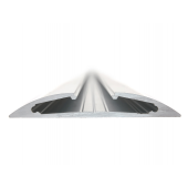 PERFIL ALUMINIO SEMICIRCULAR "R" TIRA DE LED