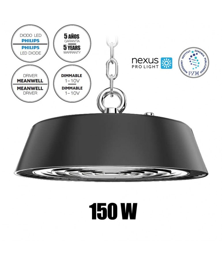 CAMPANA INDUSTRIAL LED UFO 150W IP65 21000lumnes