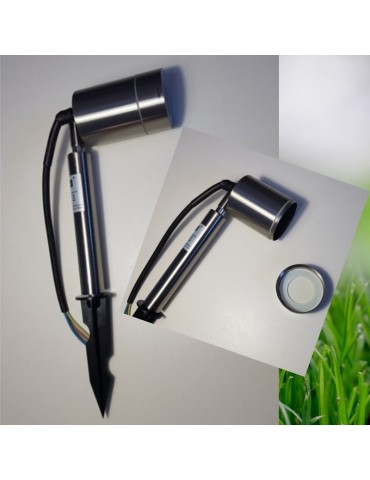 Despiece Proyector foco pincho Jardín inoxidable SILVER