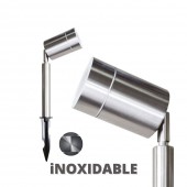 Proyector foco pincho Jardín inoxidable SILVER