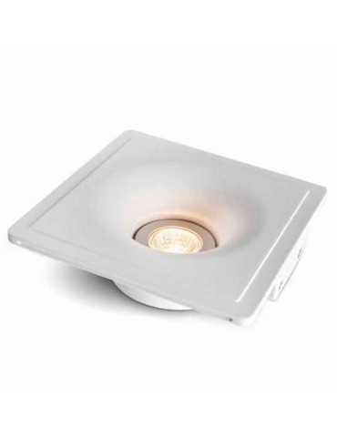 ARO DE EMPOTRAR DE YESO CUADRADO KAMEA luz