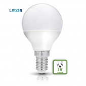 Bombilla LED Esférica P45 7W E14  HTPC+Aluminio 220°