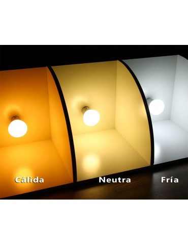 Temperaturas de luz bombilla LED Esférica G45 5,5W E27