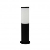 Baliza Redonda ZEZA 411mm E27 Resina Negra