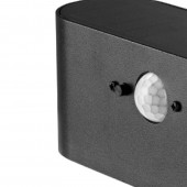 Aplique Solar Pared con detector movimiento vista
