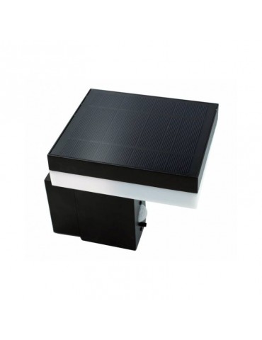 Aplique Solar LED Pared CUADRADO con detector movimiento PIR vista superior