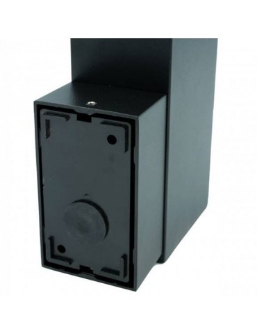 Aplique Solar LED Pared CUADRADO con detector movimiento PIR trasera