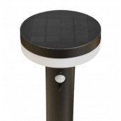 Baliza Solar LED CIRCULAR con detector movimiento PIR parte superior