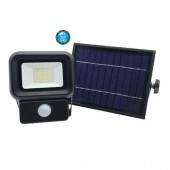 Foco Solar LED 20W Sensor de movimiento con Placa Solar