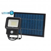 Foco Solar LED 20W Sensor de movimiento con Placa Solar