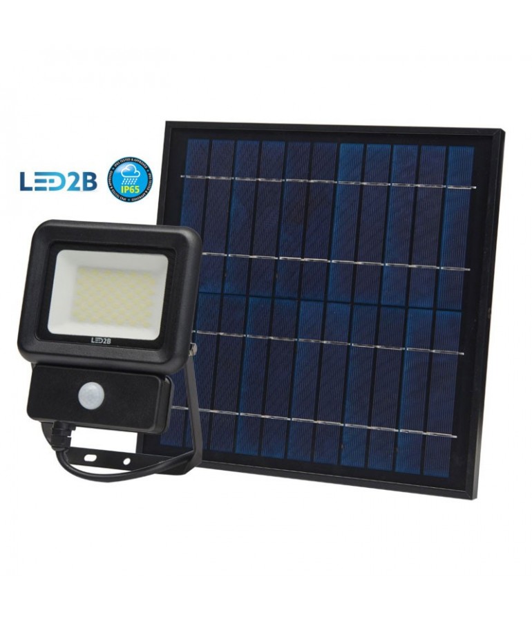 Foco Proyector Solar Led 30w Sensor de Movimiento