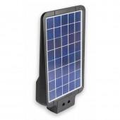 Luminaria solar LED 15W sensor movimiento placa solar