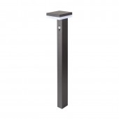 Baliza Solar LED CUADRADA 80cm con detector movimiento PIR