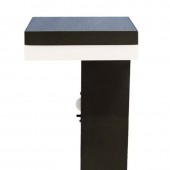 Baliza Solar LED CUADRADA 80cm con detector movimiento PIR lateral