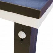Baliza Solar LED CUADRADA 80cm con detector movimiento PIR