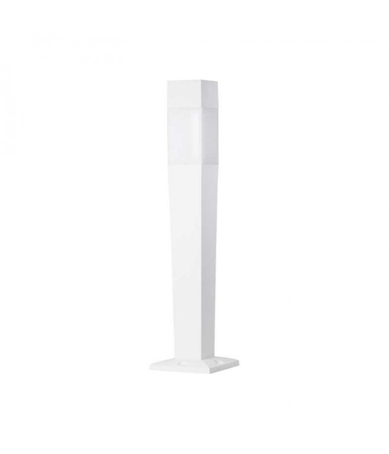 Baliza Cuadrada 1070mm E27 resina  ZEZA 1100SQ blanco