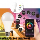 Bombilla LED SMART WIFI 9.5W E27 RGB