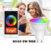 Bombilla LED SMART WIFI 5W GU10 RGB