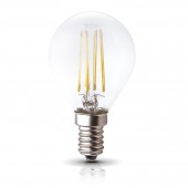 LED VINTAGE filamento Esférica P45 4W E14 CRISTAL