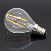 LED VINTAGE filamento Esférica P45 4W E14 CRISTAL detalle